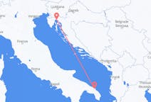 出发地 意大利出发地 布林迪西目的地 克罗地亚里耶卡的航班