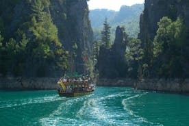 Tour in barca del Green Canyon con pranzo e bevande da Antalya