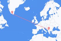 Flyg från Pristina, Kosovo till Qaqortoq, Grönland
