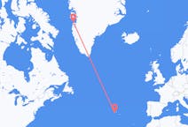 Flights from Aasiaat, Greenland to Pico Island, Portugal