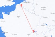 Flyreiser fra Lille, Frankrike til Genève, Sveits