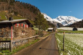 Photo of The Alp Laui near Wildhaus-Alt St. Johann with view of the Saentis and the Wildhuser Schafberg, Toggenburg, Canton of St. Gallen, Switzerland.