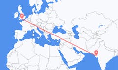 Flyreiser fra Rajkot, India til Bournemouth, England