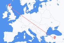 Flyrejser fra Inverness, Skotland til Kayseri, Tyrkiet