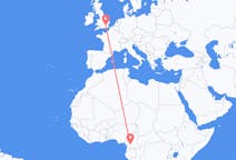 Flyreiser fra Yaoundé, Kamerun til London, England