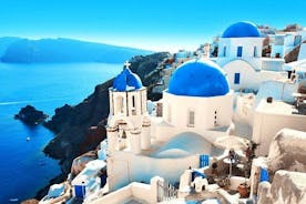 Dagexcursie naar het eiland Santorini per boot vanuit Rethymno met transfer naar uw hotel