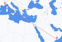 Flights from Salalah to Nice