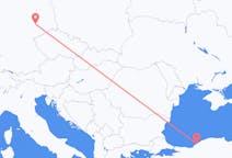 出发地 土耳其出发地 宗古尔达克目的地 德国莱比锡的航班
