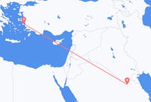 Voli da al-Qaysūma, Arabia Saudita a Samos, Grecia