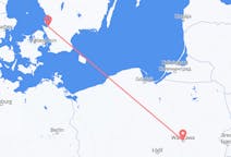 Flyrejser fra Warszawa, Polen til Angelholm, Sverige
