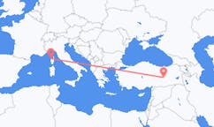 เที่ยวบิน จากคาลวี, ฝรั่งเศส ไปยัง Elazig, ตุรกี