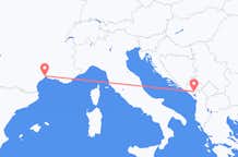 Flyg från Montpellier till Podgorica