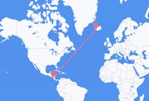 Flights from Managua to Reykjavík