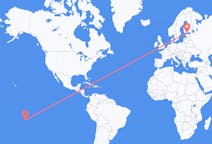 Flights from Fakarava, French Polynesia to Helsinki, Finland