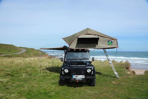 Lej Land Rover Defender Camper til at besøge Northumberland og videre