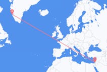 Flyrejser fra Tel Aviv, Israel til Nuuk, Grønland