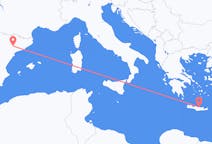 Flights from Lleida, Spain to Heraklion, Greece