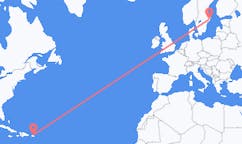 Flights from San Juan to Stockholm