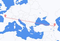 出发地 阿塞拜疆占贾目的地 法国普瓦捷的航班