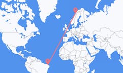 브라질 아라카티에서 출발해 노르웨이 보되(Bodø)로(으)로 가는 항공편