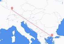 Flights from Alexandroupoli, Greece to Karlsruhe, Germany