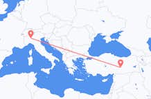 Flyrejser fra Malatya til Milano