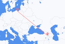 Flights from Yerevan to Gdansk