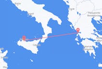 Flyreiser fra Preveza, Hellas til Palermo, Italia