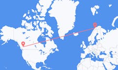 Flights from Williams Lake, Canada to Tromsø, Norway