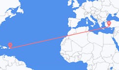 Flyrejser fra Vieques, USA til Antalya, Tyrkiet