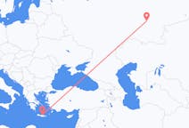 Flyg från Ufa, Ryssland till Heraklion, Grekland