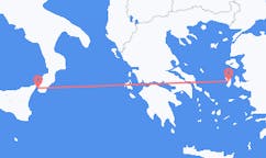 เที่ยวบิน จาก เรจโจคาลาเบรีย, อิตาลี ไปยัง Chios, กรีซ