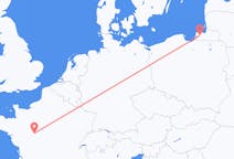 Vols depuis la ville de Kaliningrad vers la ville de Tours