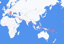 Flyrejser fra Valesdir, Vanuatu til Tirana, Albanien