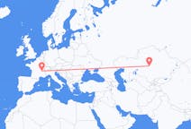 Flights from Jezkazgan to Lyon