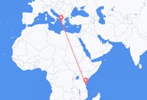 Flyg från Zanzibar, Tanzania till Kefalonia, Grekland