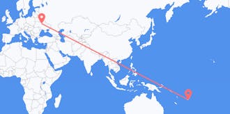 Flights from Fiji to Ukraine