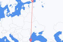 Flyg från Sankt Petersburg, Ryssland till Istanbul, Turkiet