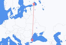 Vluchten van Sint-Petersburg, Rusland naar Istanboel, Turkije