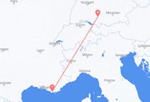 Flyg från Toulon, Frankrike till Memmingen, Tyskland