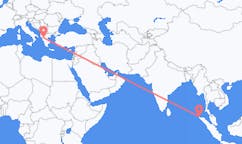 出发地 印度尼西亚出发地 班達亞齊目的地 希腊约阿尼纳的航班