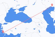 Fly fra Atyrau til Kalymnos