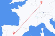 Flyg från Madrid, Spanien till Frankfurt, Tyskland