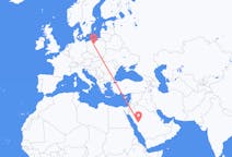 Flyg från Medina, Saudiarabien till Bydgoszcz, Polen
