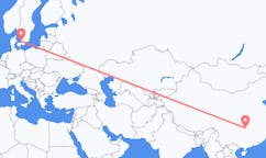 Flights from Zhangjiajie, China to Ängelholm, Sweden
