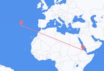 Flights from Asmara to Terceira