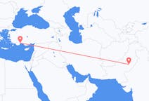 出发地 巴基斯坦木爾坦目的地 土耳其安塔利亚的航班
