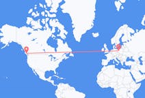 Flights from Campbell River, Canada to Poznań, Poland