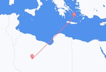 出发地 利比亚拾哈目的地 希腊圣托里尼的航班