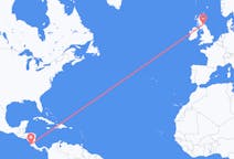 Flyg från Liberia, Costa Rica till Edinburgh, Skottland